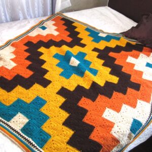 On The Spot Throw is a graphic, eye-catching crochet throw pattern with fun geometric aspect that's sure to become a treasure in your home for years to come.
